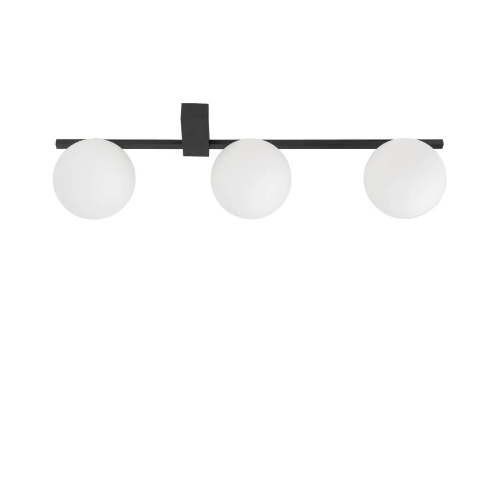 Pendelleuchte aus Glas Pik 3x Weißglas