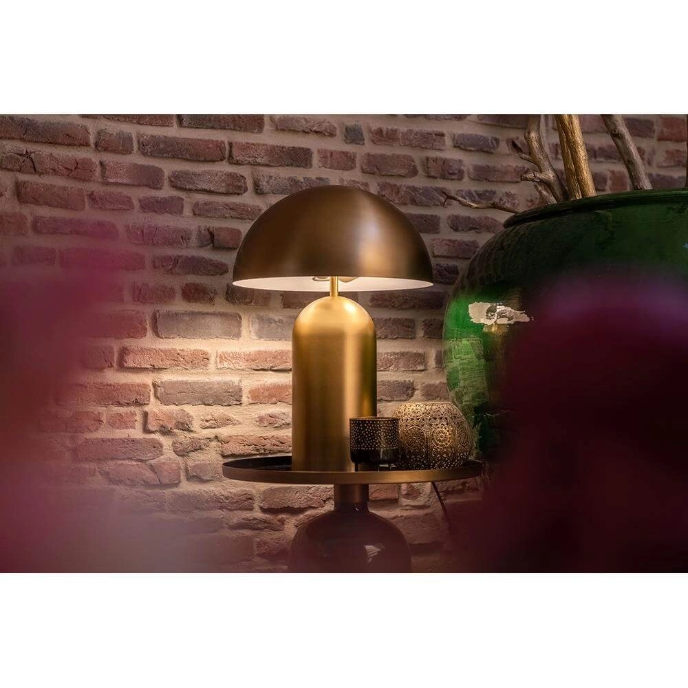 Tischlampe Best Ø 35cm matt gold Artdelight 8720701101401