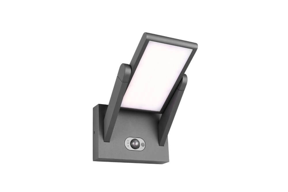 Hybrid-Solar-Wandleuchte Malawi mit Sensor Trio 4017807622508