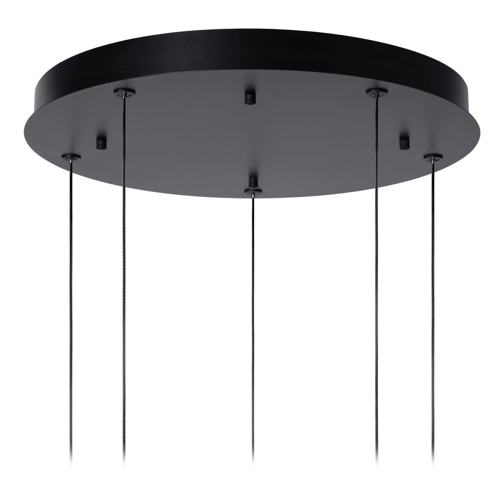 Design-LED-Pendelleuchten Gisela klar – 5x Ø 16 cm Premium by Lucide 5411212134806