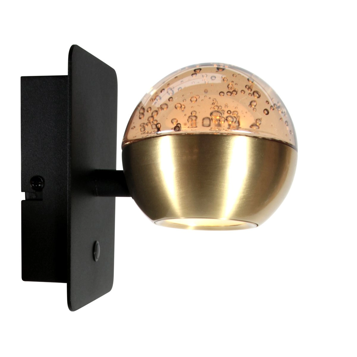 LED-Wandlampe Belluno Messing mit Glas – dimmbar Steinhauer 8712746183931
