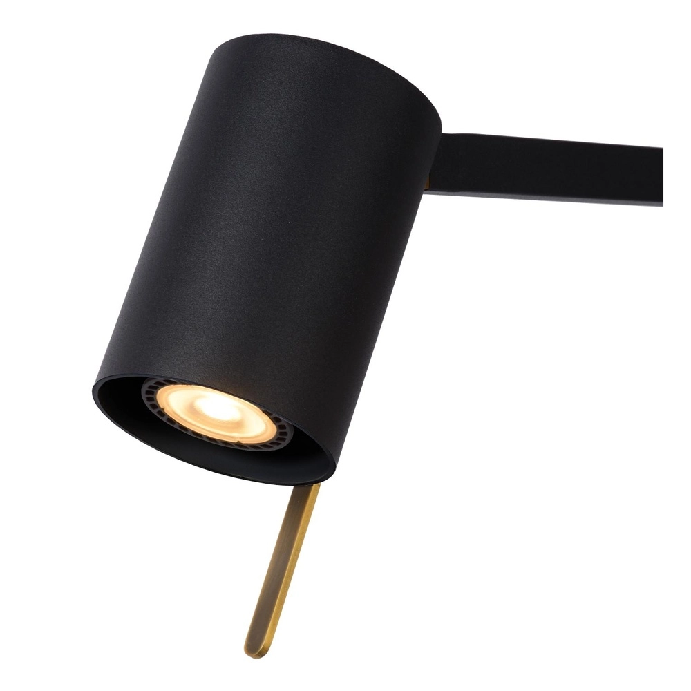 Moderne Schreibtischlampe Lesley Schwarz Lucide 5411212031129