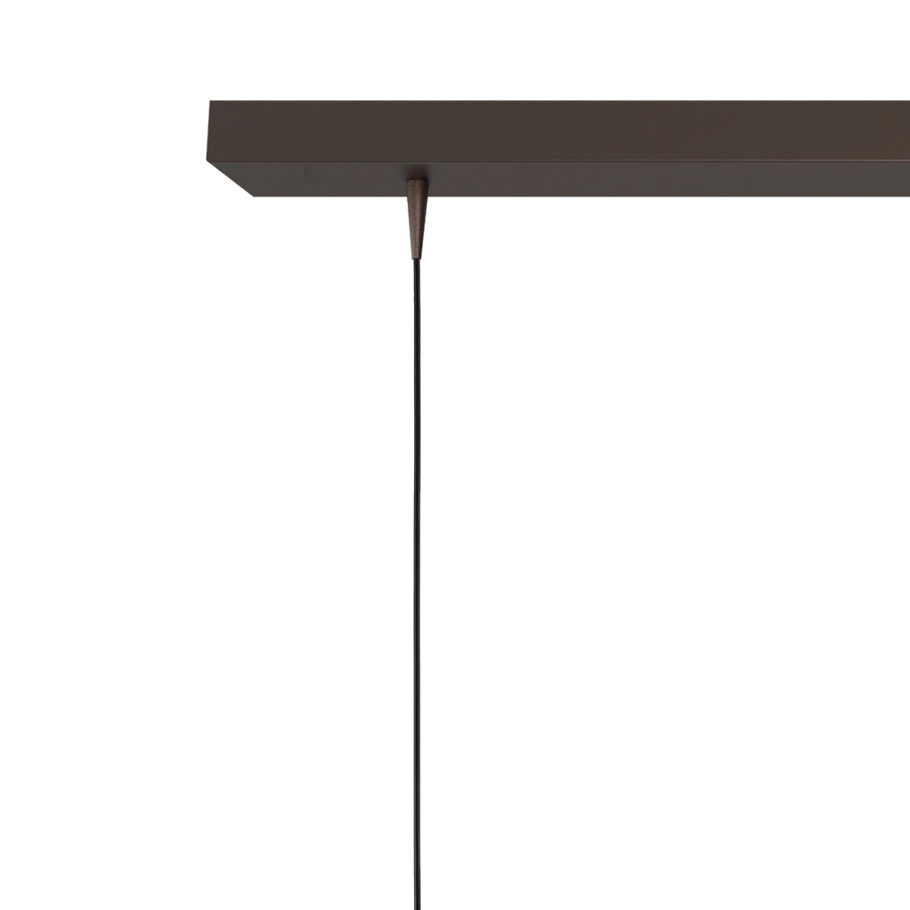 4-Licht Pendellampe Scala 130 cm Kakaobraun Ø 20 cm Masterlight 8718121365213