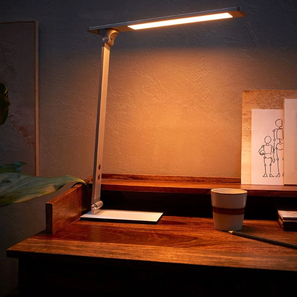Schreibtischlampe Serenade LED grau Steinhauer 8712746132649