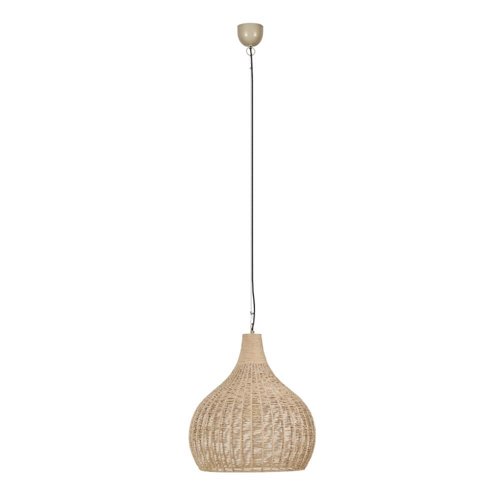 Hängelampe aus Rattan Janne Ø 54cm Trio 4017807617634