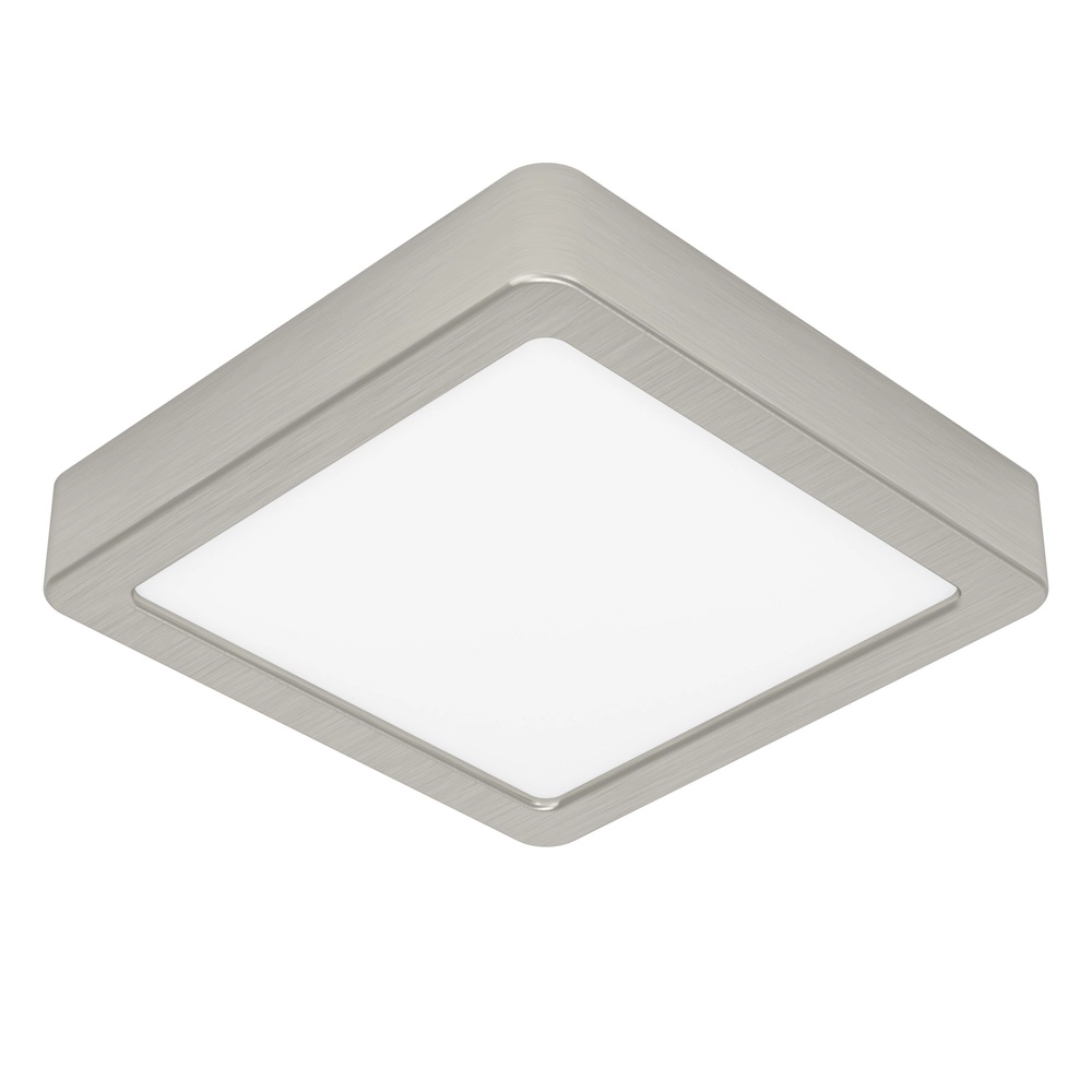 LED-Deckenlicht Fueva 6 Quadrat – Edelstahl – 15x15 cm Eglo 9008606330263