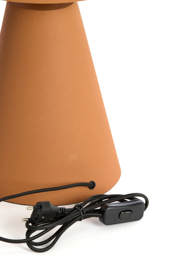 Design-Tischleuchte Surrina orange Ø 31cm Light & Living 8717807743581