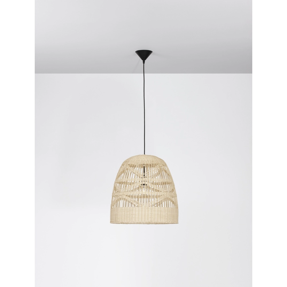 Rattan Pendelleuchte Marlo Ø 46cm Lyora 5212017438836