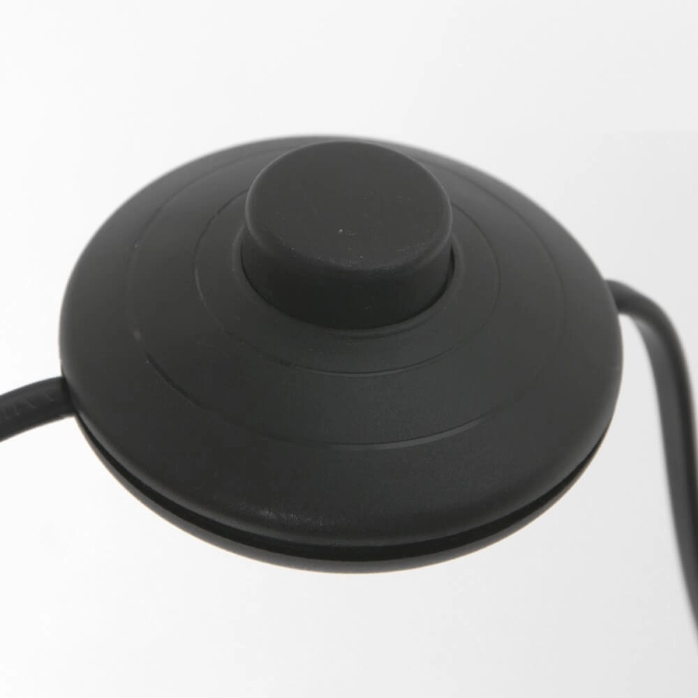 Ländliche Stehlampe Prestige Chic schwarz mit goldenem Samt Steinhauer 8712746145878