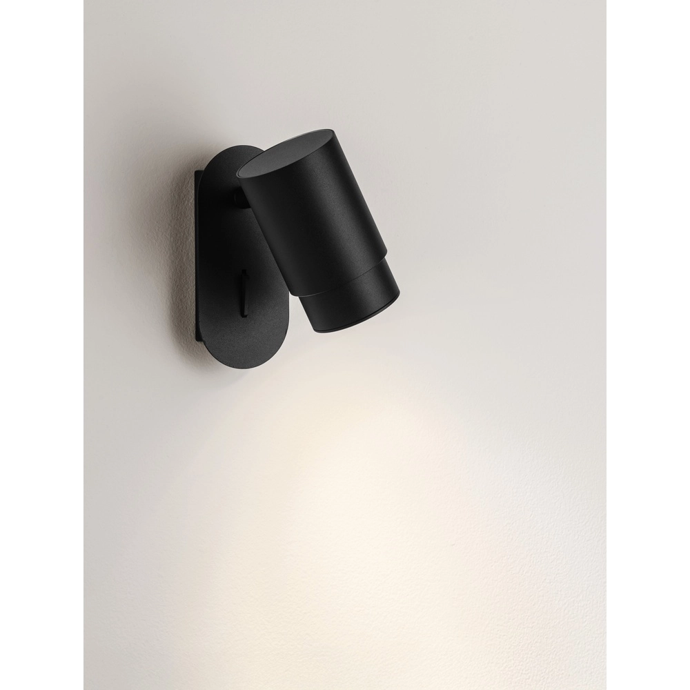 Nachttischlampe Nime schwarz