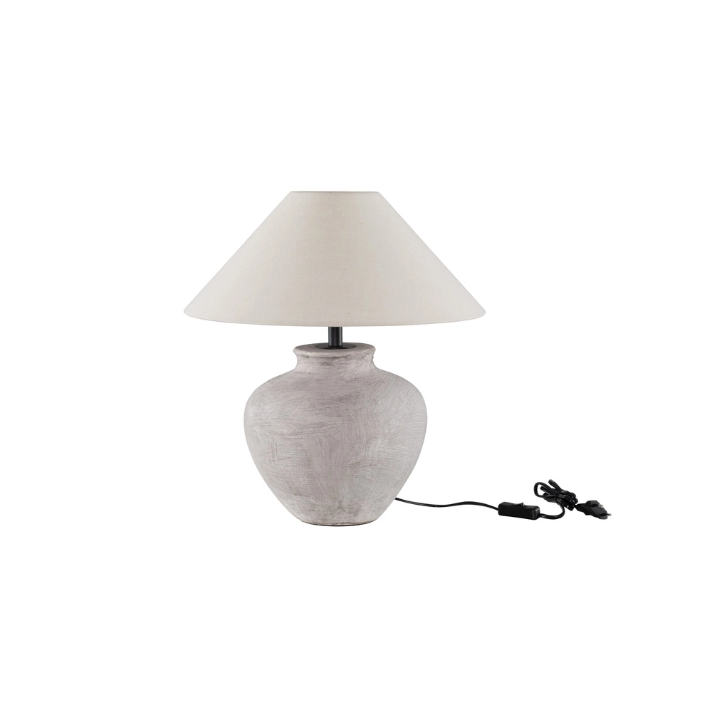 Tischlampe Lupe beige Keramik Lyora 5212017477880