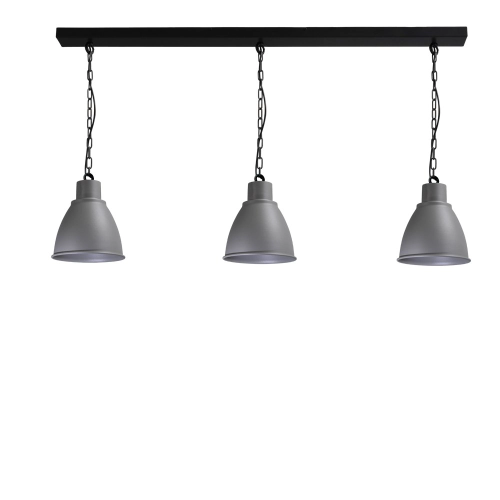 Esszimmerlampe Industria 3x27 3 Lichtschwarz mit Betonpreis