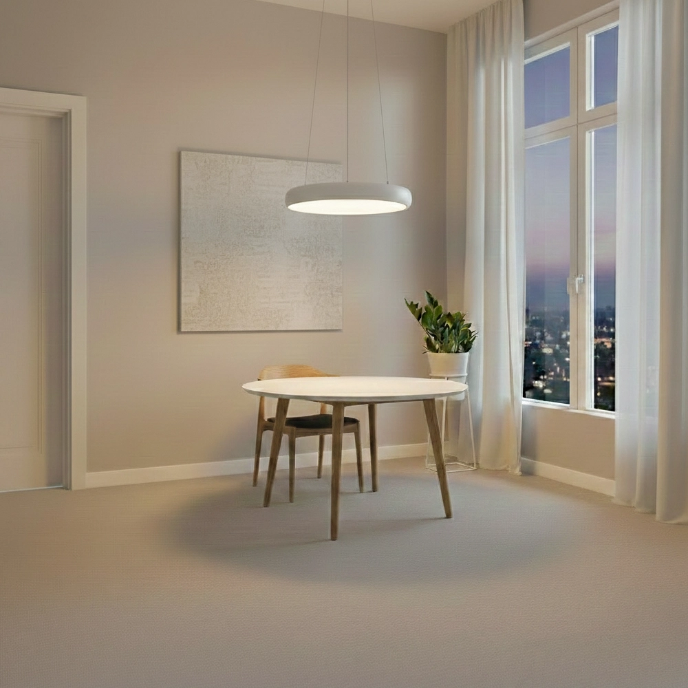 Design-Pendelleuchte Albi weiß Ø 41cm