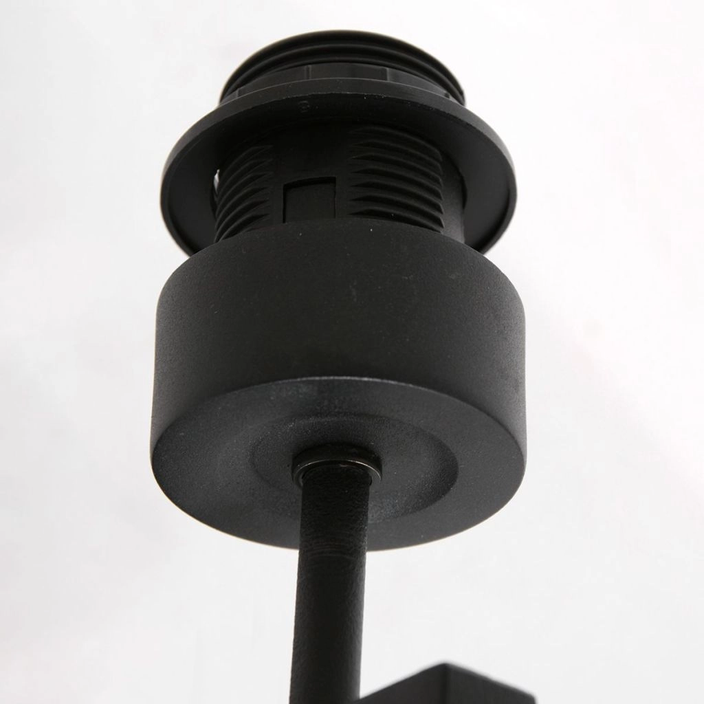 Schwarze Wandlampe Stang mit Korkkappe Ø20 cm Steinhauer 8712746180558
