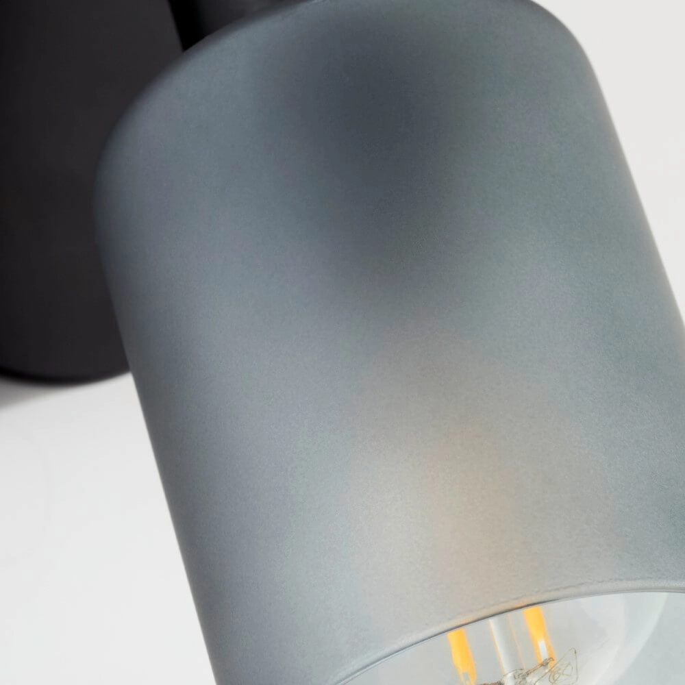 Schwarze Wandlampe Loralie Brilliant 4004353413223