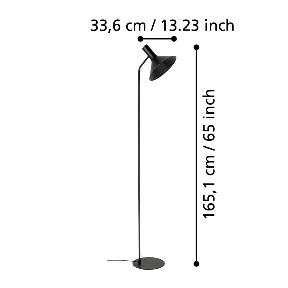 Schwarze Stehlampe Morescana Stars of Light 9008606243280