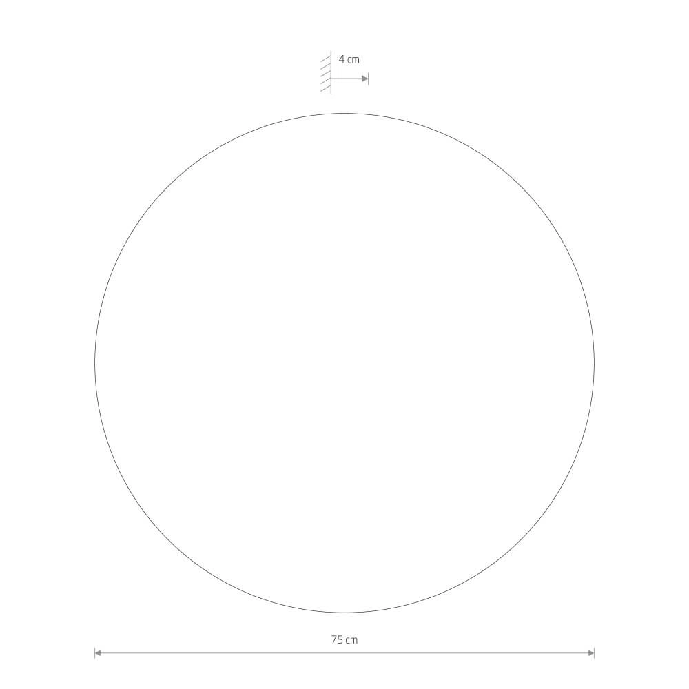 Wandleuchte Ring Timber XXL LED-Holz Lyora 5903139111782