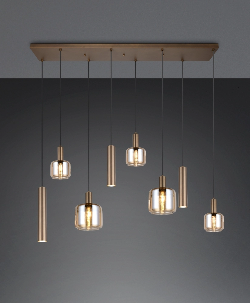 Design-Pendellampe Mataro 8-Licht (3x GU10) Trio 4017807707724