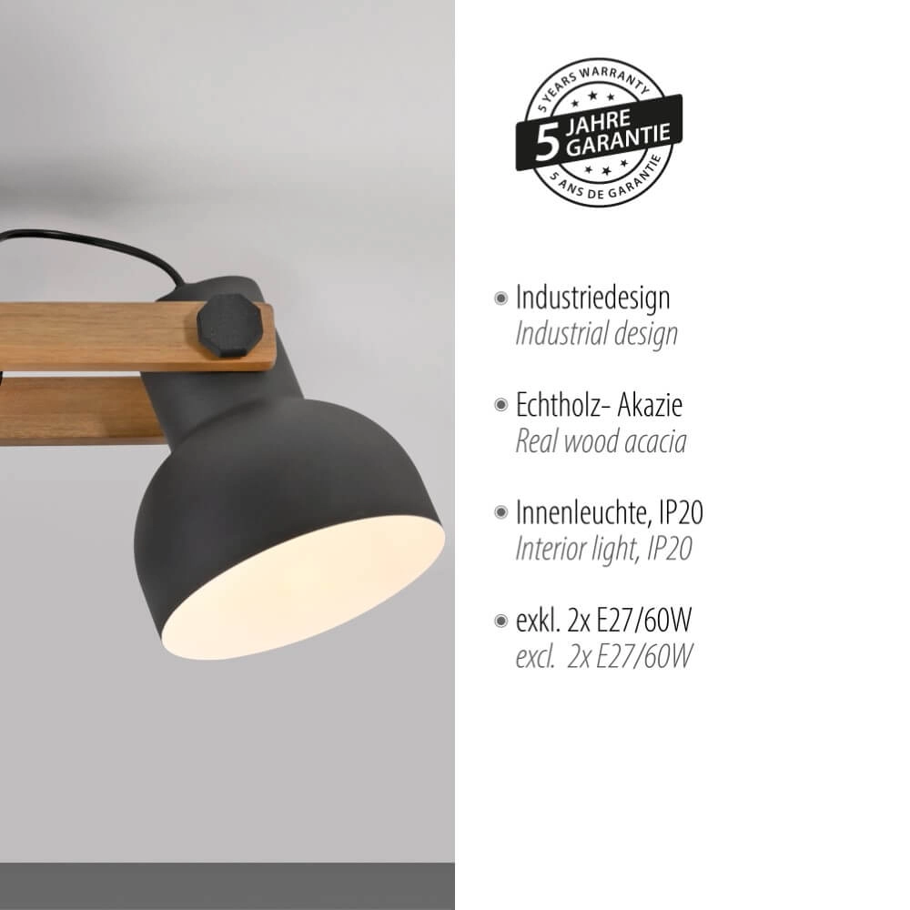 Deckenleuchte Cup 2.0 2-flammig Just Light 4043689000684