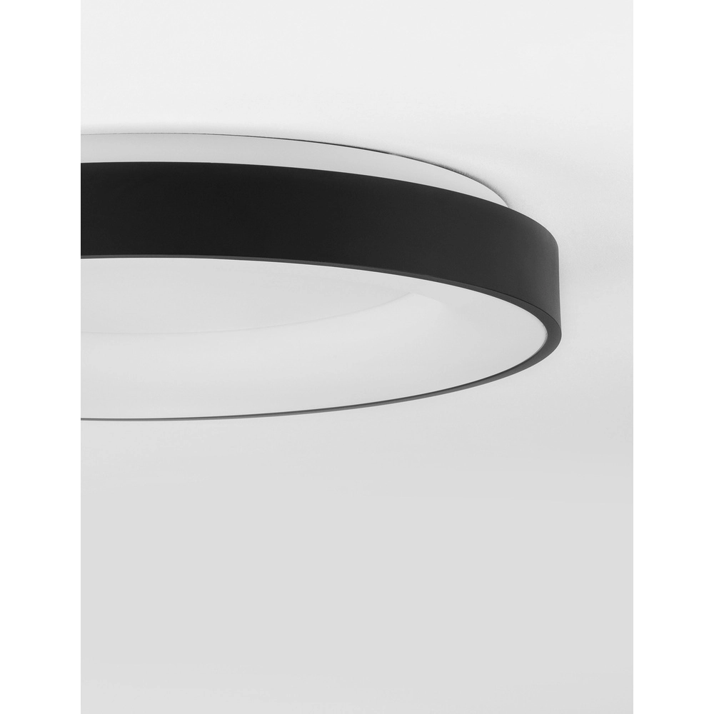 Deckenlampe Rando Thin schwarz Ø 60cm Lyora 5212017420107