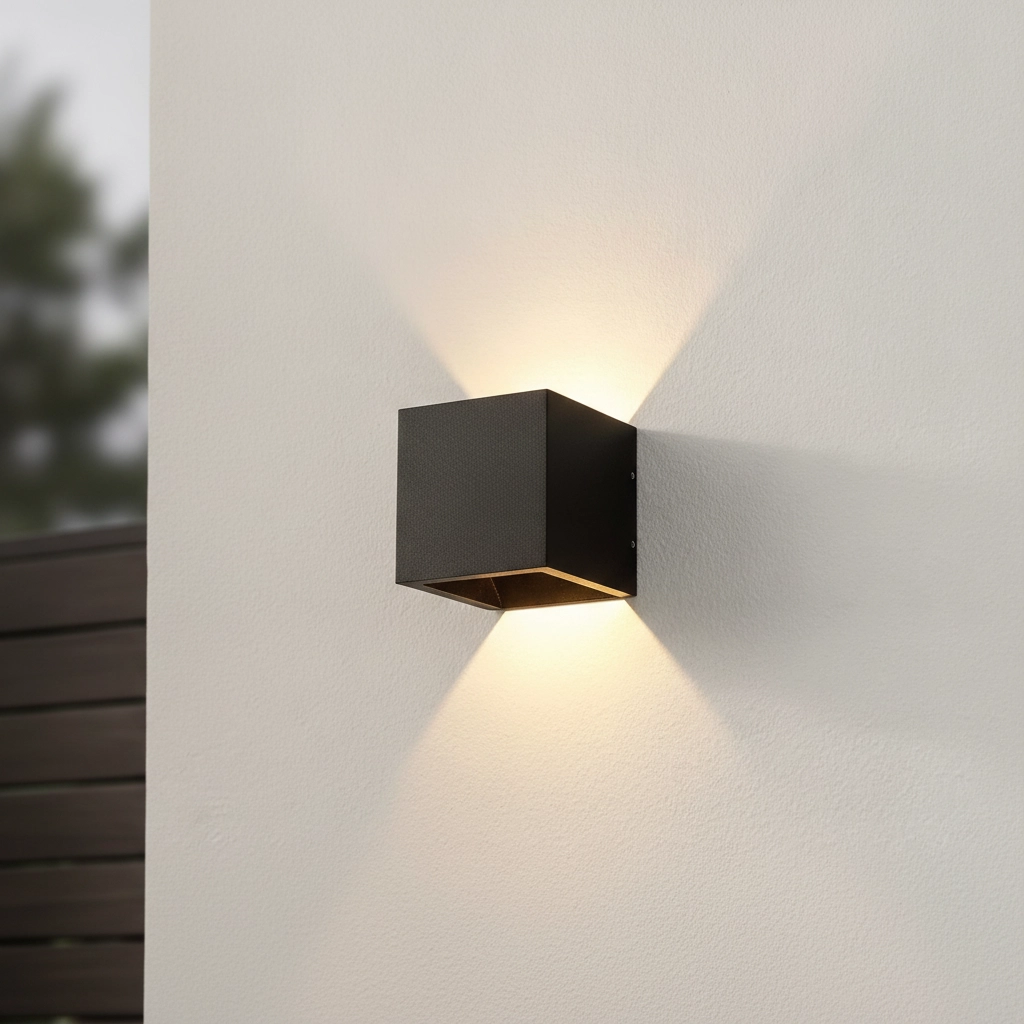 LED wall spot Cube up & down