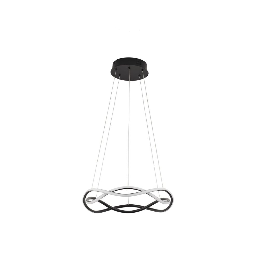 Design-Pendelleuchte Jinal schwarz Ø 45cm Lyora 5212017438720
