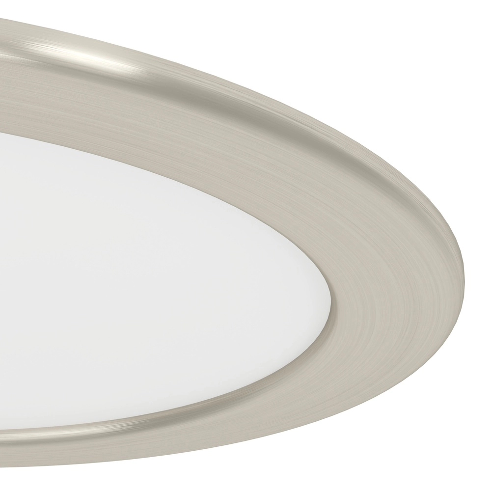 IP44-Einbaulampe Fueva 6-Z Zigbee – Edelstahl – Ø 16,8 cm Eglo 9008606331048