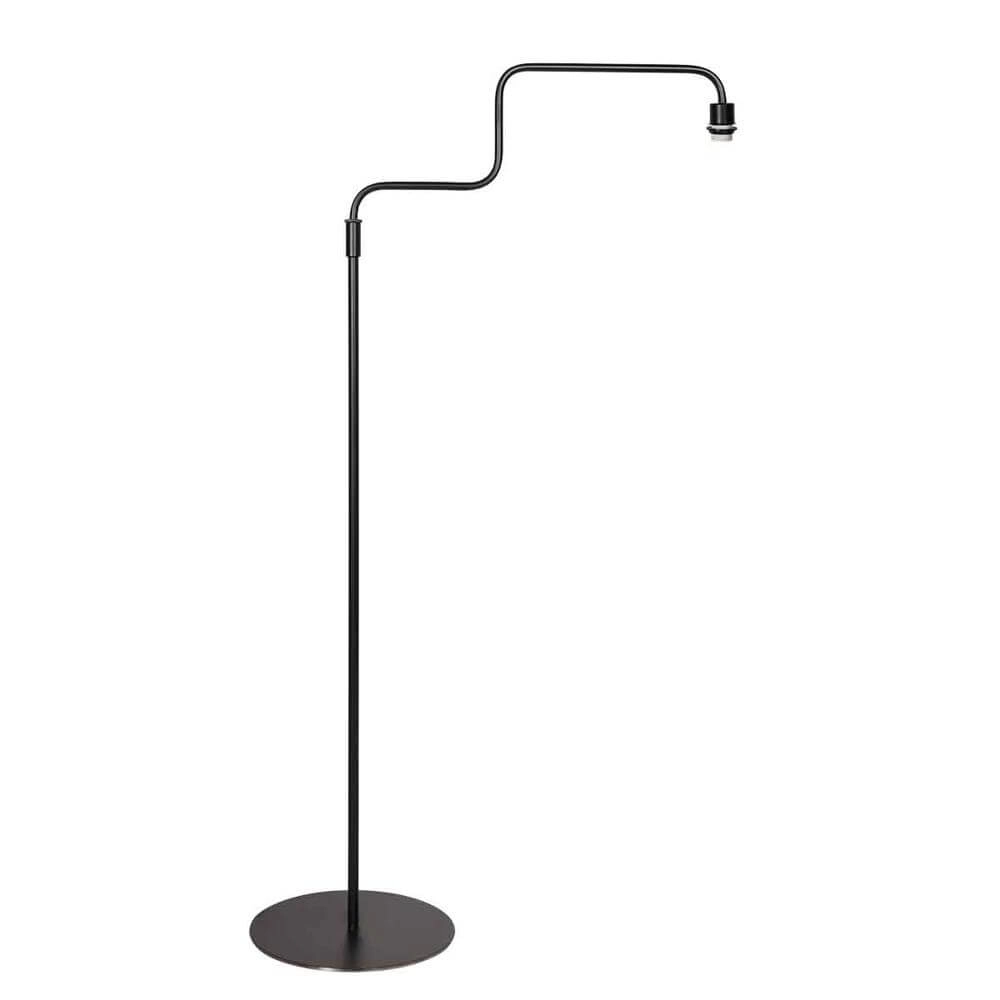 Stehlampe Bloeba schwarz mit blauer Kapuze Steinhauer 8712746177015