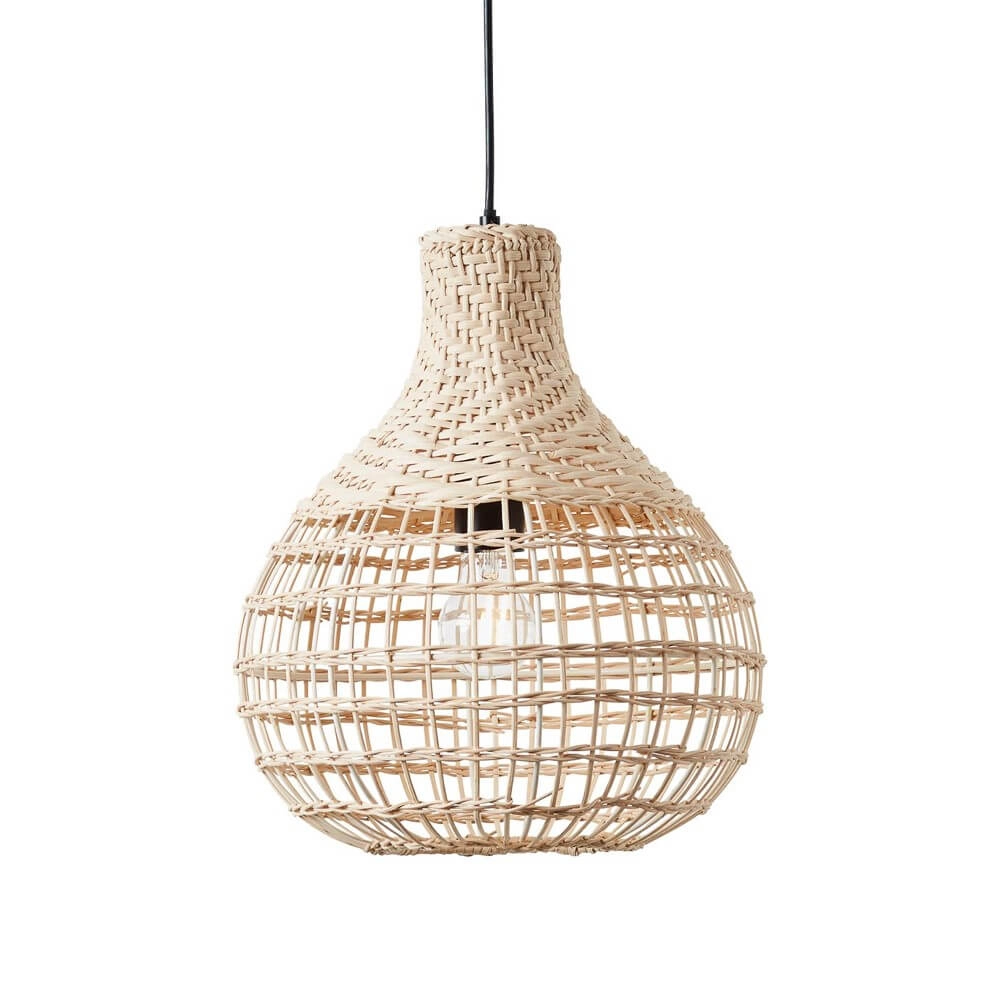 Hängelampe aus Rattan Southsea Ø 32,5cm