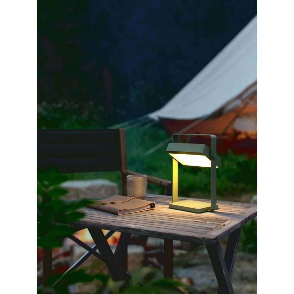 Design-Tischleuchte Saulio Grün wiederaufladbar Nordlux 5704924017520