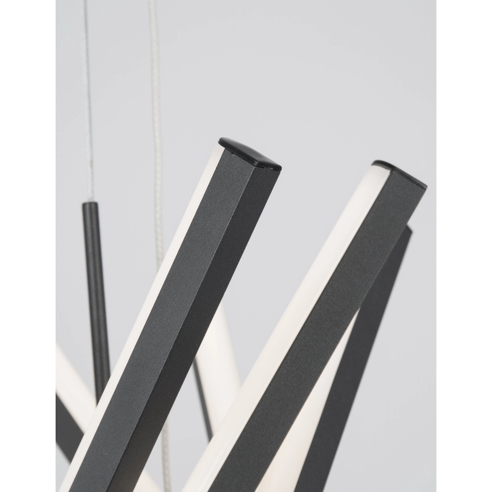 Design-Pendelleuchte Narvi M schwarz Ø 80cm Lyora 5212017424198