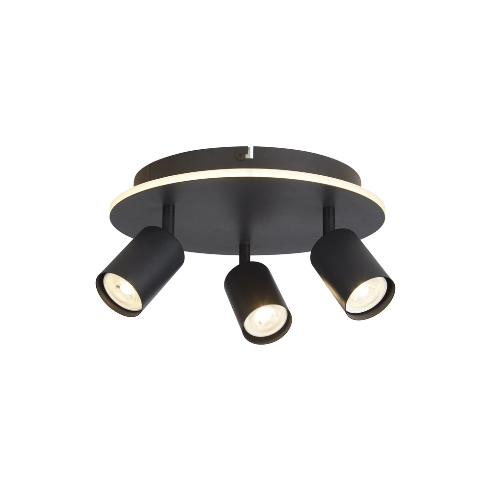 Deckenlampe San Diego 3-flammig schwarz