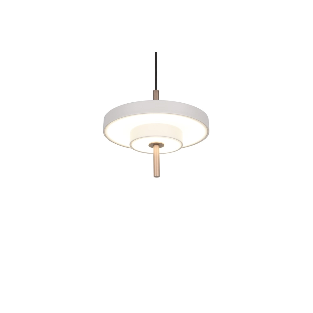 Design-Pendelleuchte Keaton weiß Ø 20cm Trio 4017807653328