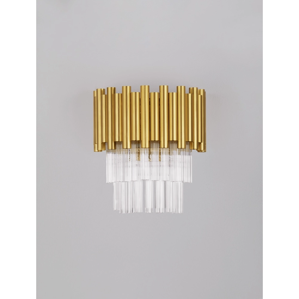 Wandleuchte Magnolia Gold mit Kristall Lyora 5212017435033