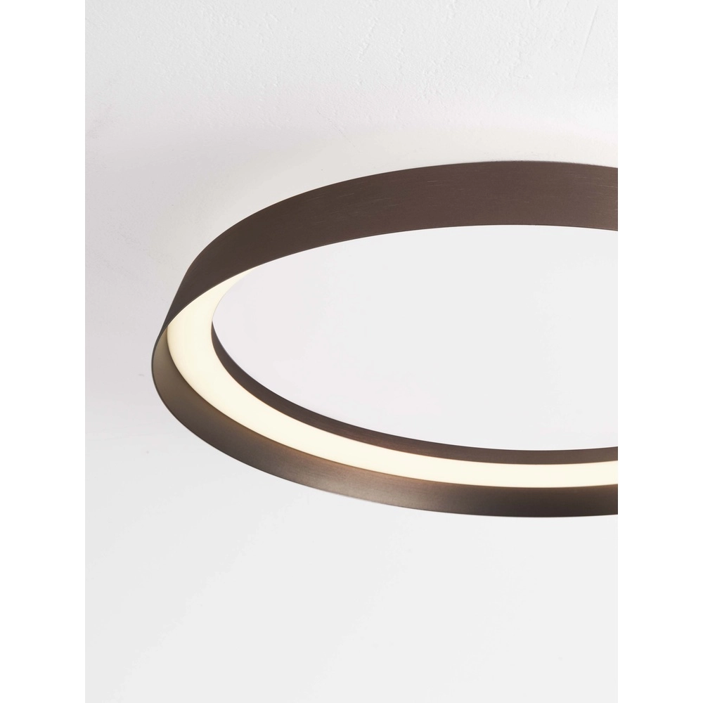 Design-Deckenleuchte Ormi Ø 45cm kaffeebraun Lyora 5212017463104