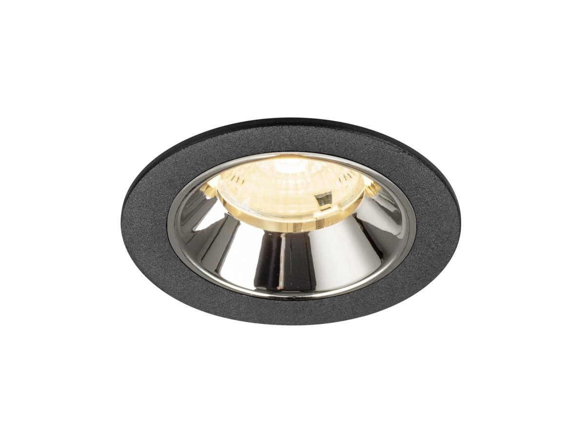 Einbau-Strahler Numinos S Schwarz/Chrom 3000K - 55gr SLV 4024163312950