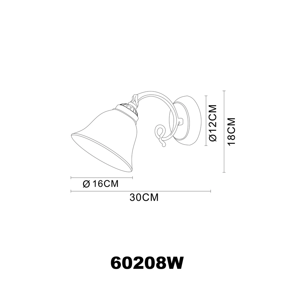 Wandlampe Odin Single Globo 9007371303694
