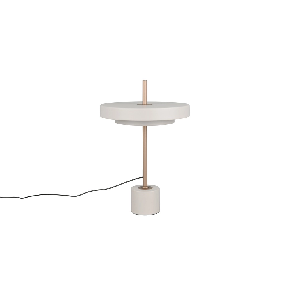 Design-Tischleuchte Keaton weiß Trio 4017807655889