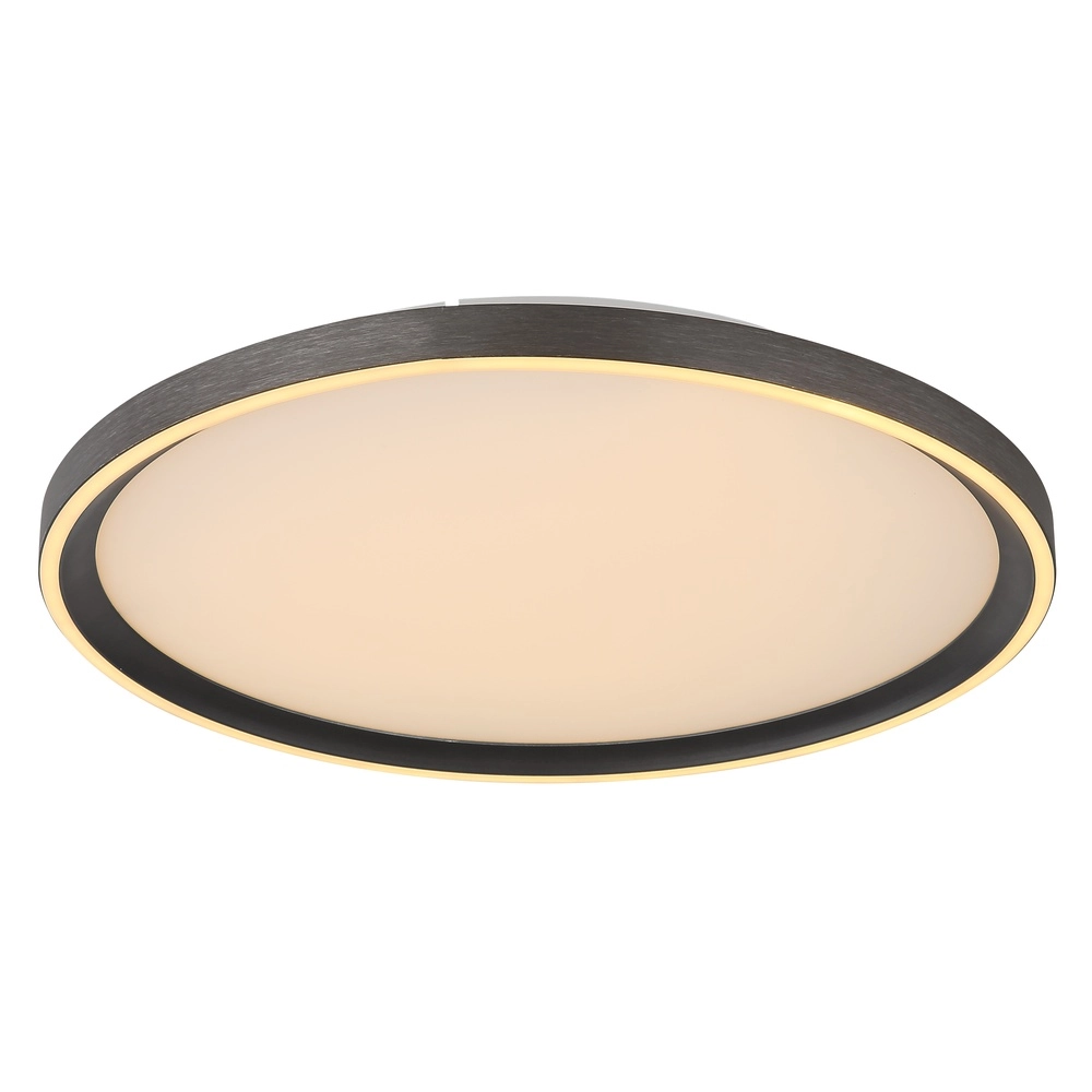Schlanke Deckenlampe Dublin Ø 40cm grau Globo 9007371447084