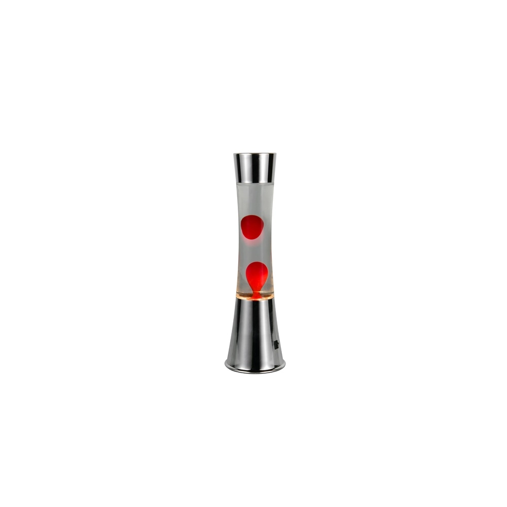Lavalampe Etna Silber mit Rot Trio 4017807668445