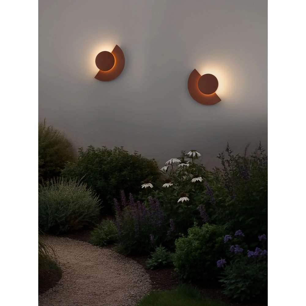 Moderne Wandlampe Gloo rostbraun – 2700K Lyora 5212017497260