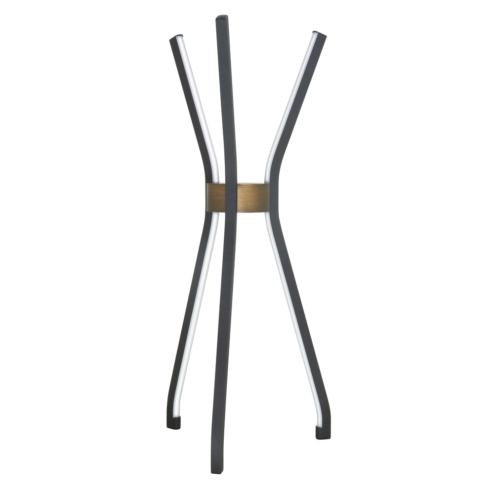 Tischlampe Forli schwarz 53cm Highlight 8718379047985