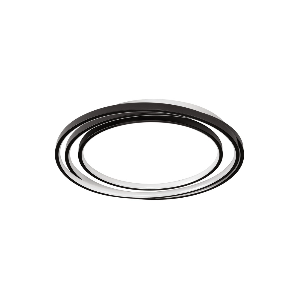 Runde Deckenleuchte Arbor schwarz Ø 54cm Lyora 5212017454935