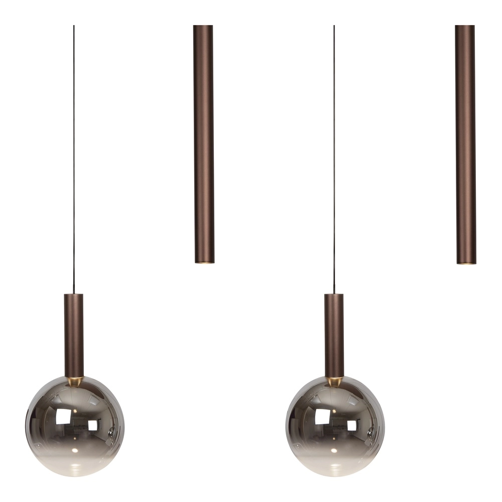 Design-Pendellampe Jasmine Kupfer-7-Lampen Premium by Lucide 5411212741295