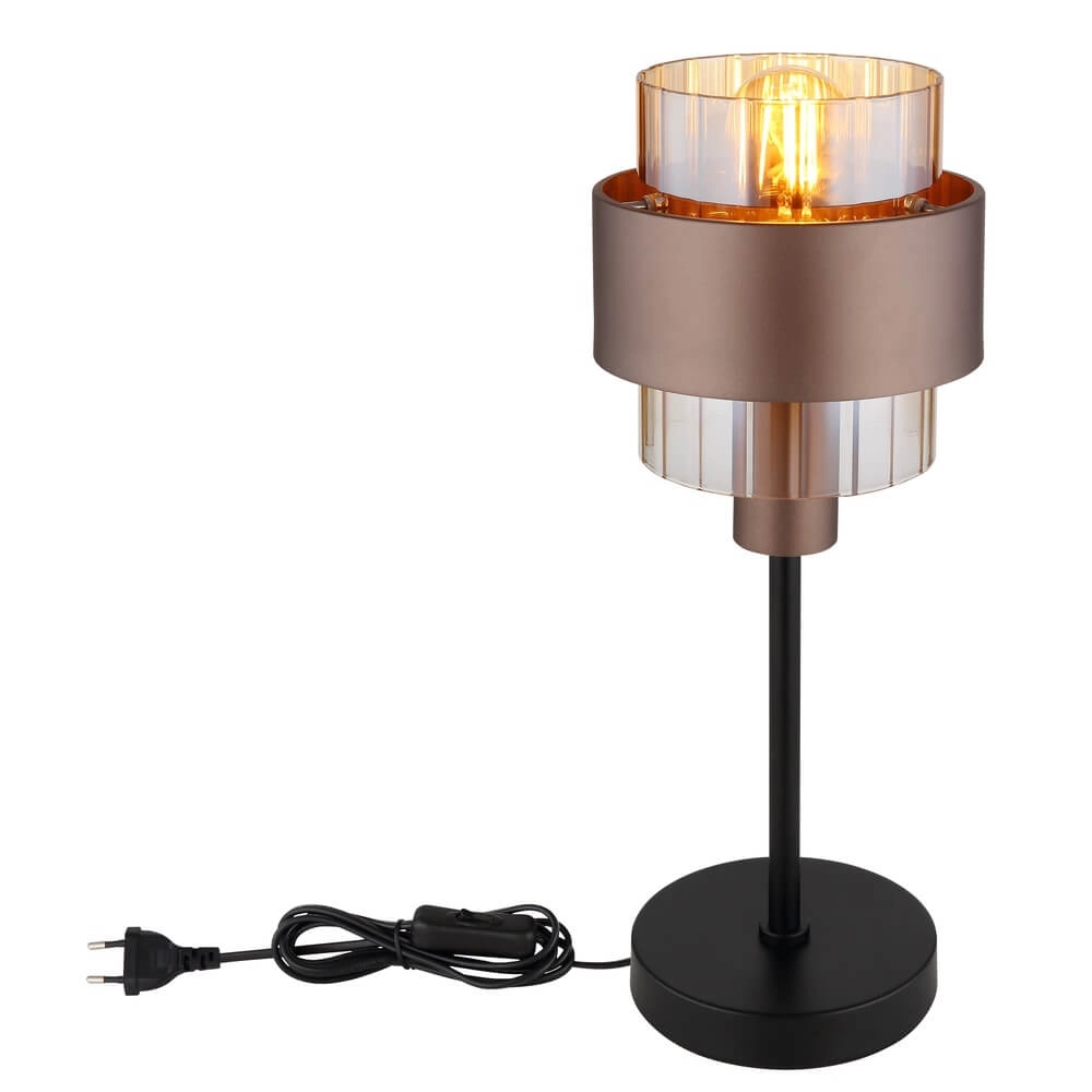 Tischlampe Milley Bronze Ø 18,5cm Globo 9007371474677