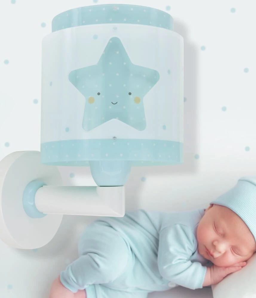 Kinderzimmer-Wandleuchte Baby Dreams Blau Dalber 8420406001906