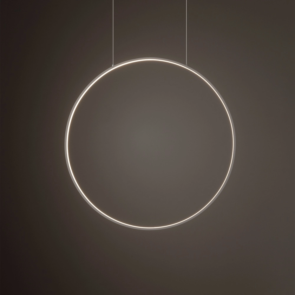 Design-Pendellampe Circolo Led weiße Ø 60 cm vertikal Lyora 5903139116053