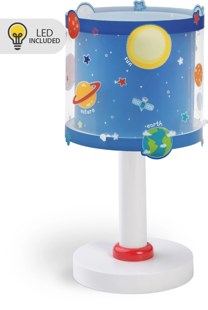Tischlampe Planets Blau für Kinderzimmer Dalber 8420406002231