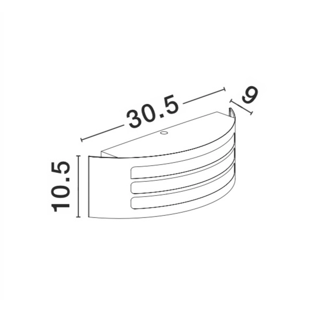 Wandleuchte Zenith weiß Lyora 5212017411167