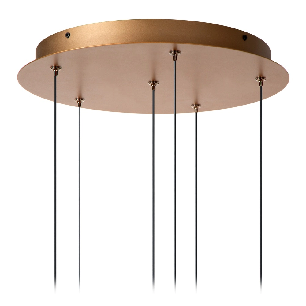 Design-Pendellampe Griffith 6-Licht Bronze Premium by Lucide 5411212241948